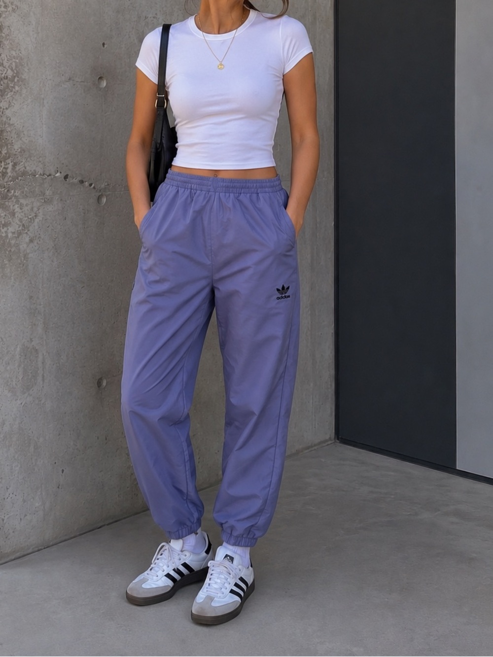 Adidas Purple Trackpants